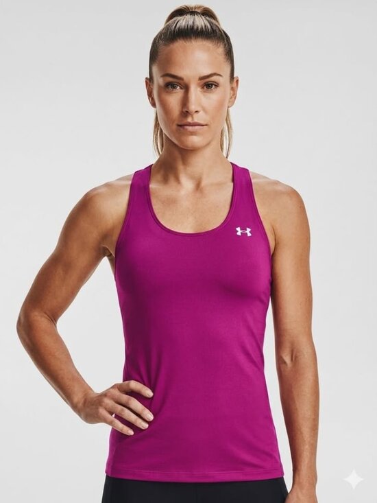 Under Armour Tops - Pink Under Armour Athletic Performance Tech Tank, Medium, racer back, NWT